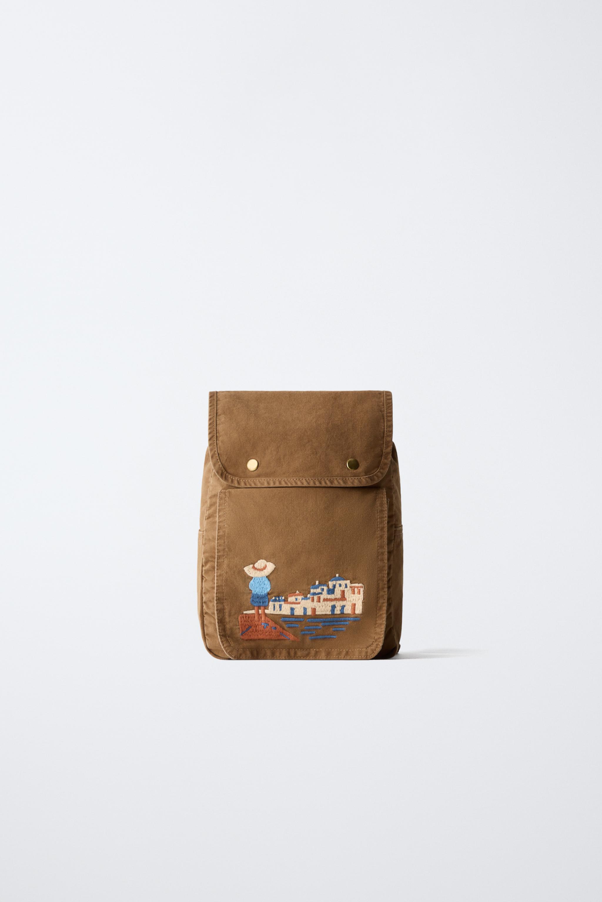 EMBROIDERED BACKPACK